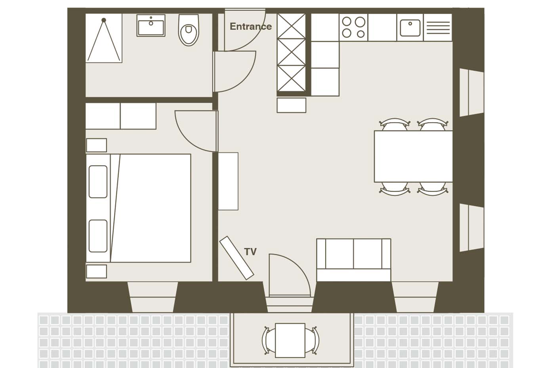 River Residence Lifestyle Apartment - Grundriss