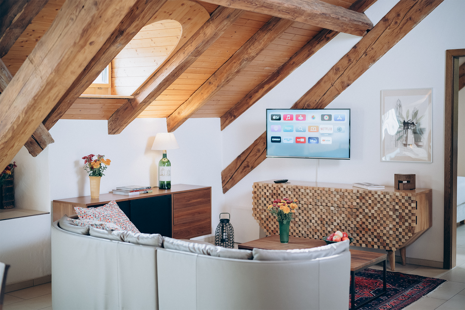 Signature Residence living room
